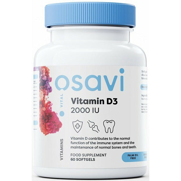 Vitamin D3 2000IU - 60 softgels