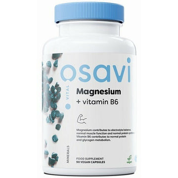 Magnesium + Vitamin B6 - 90 vegan caps