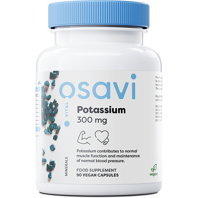 Potassium 300mg - 90 vegan caps